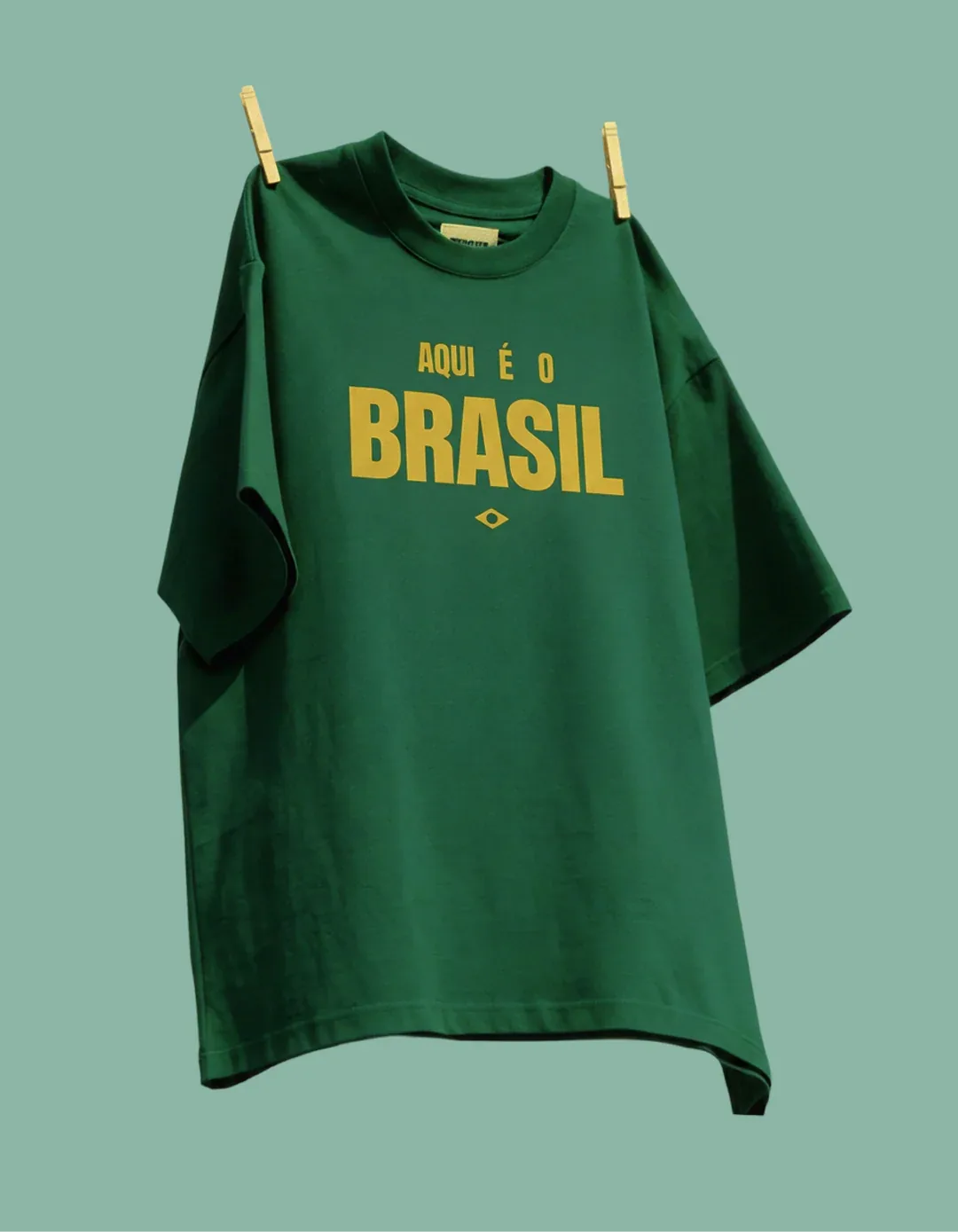 Camiseta - Aqui é o Brasil — imagem 3